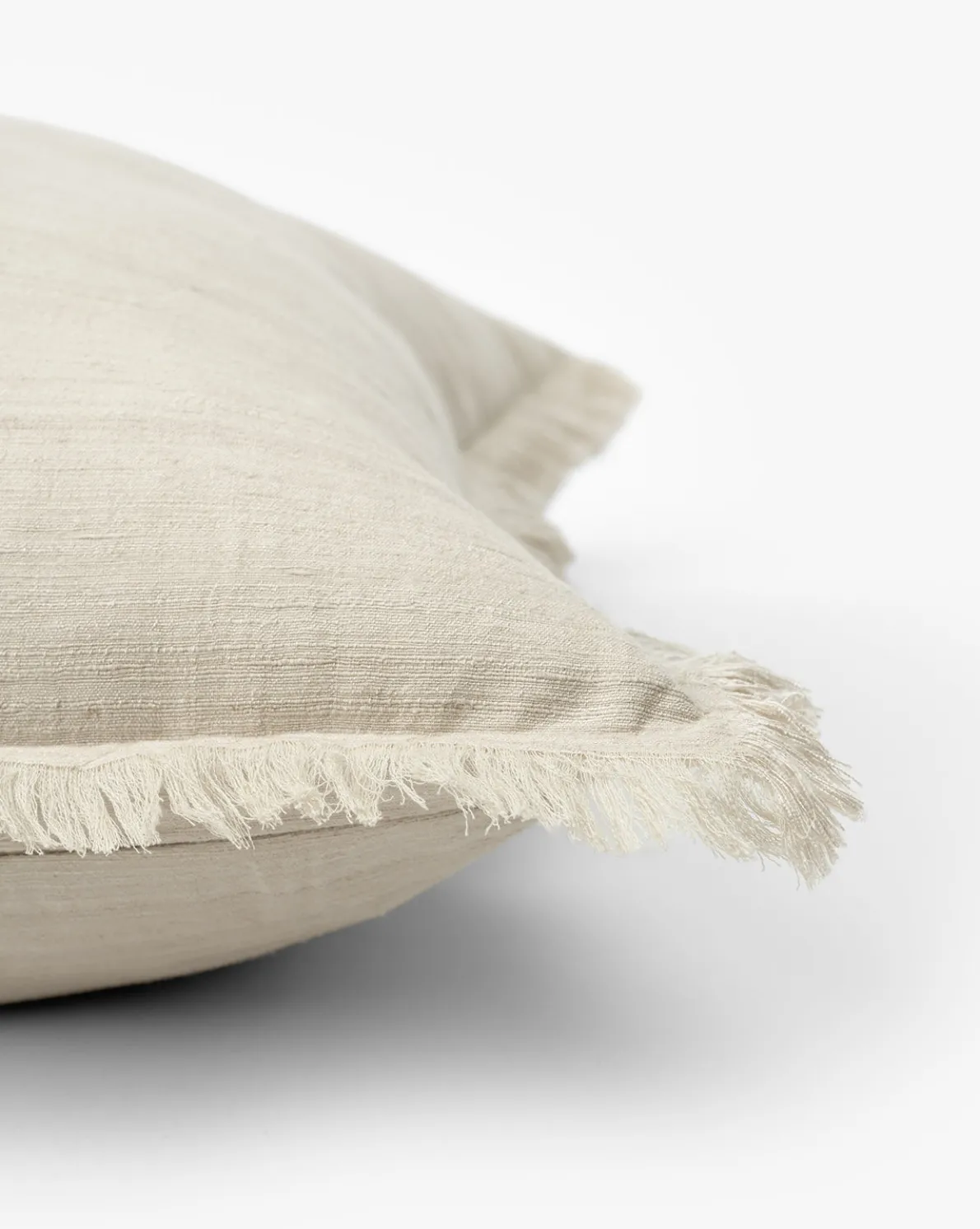 Abbey Silk Fringe Pillow Cover