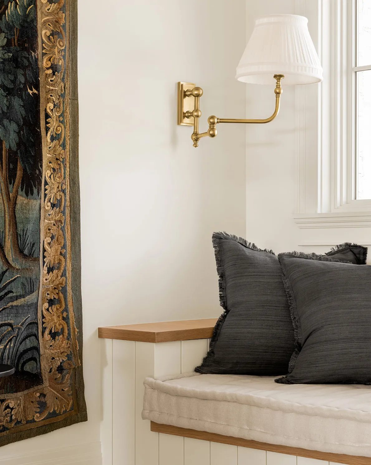 Abbey Silk Fringe Pillow Cover