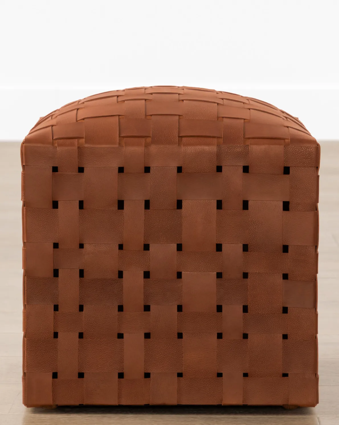 Ackley Leather Ottoman