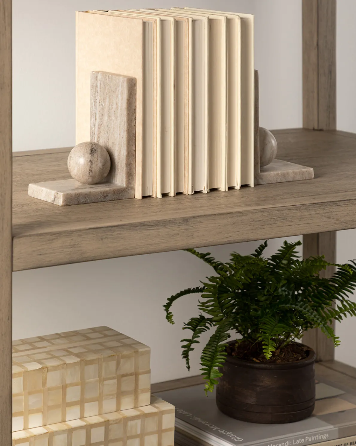 Adar Marble Bookends (Set of 2)