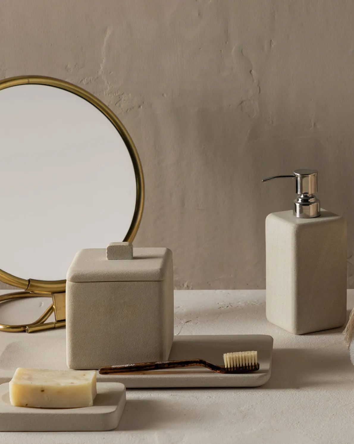 Amada Sandstone Bath Collection