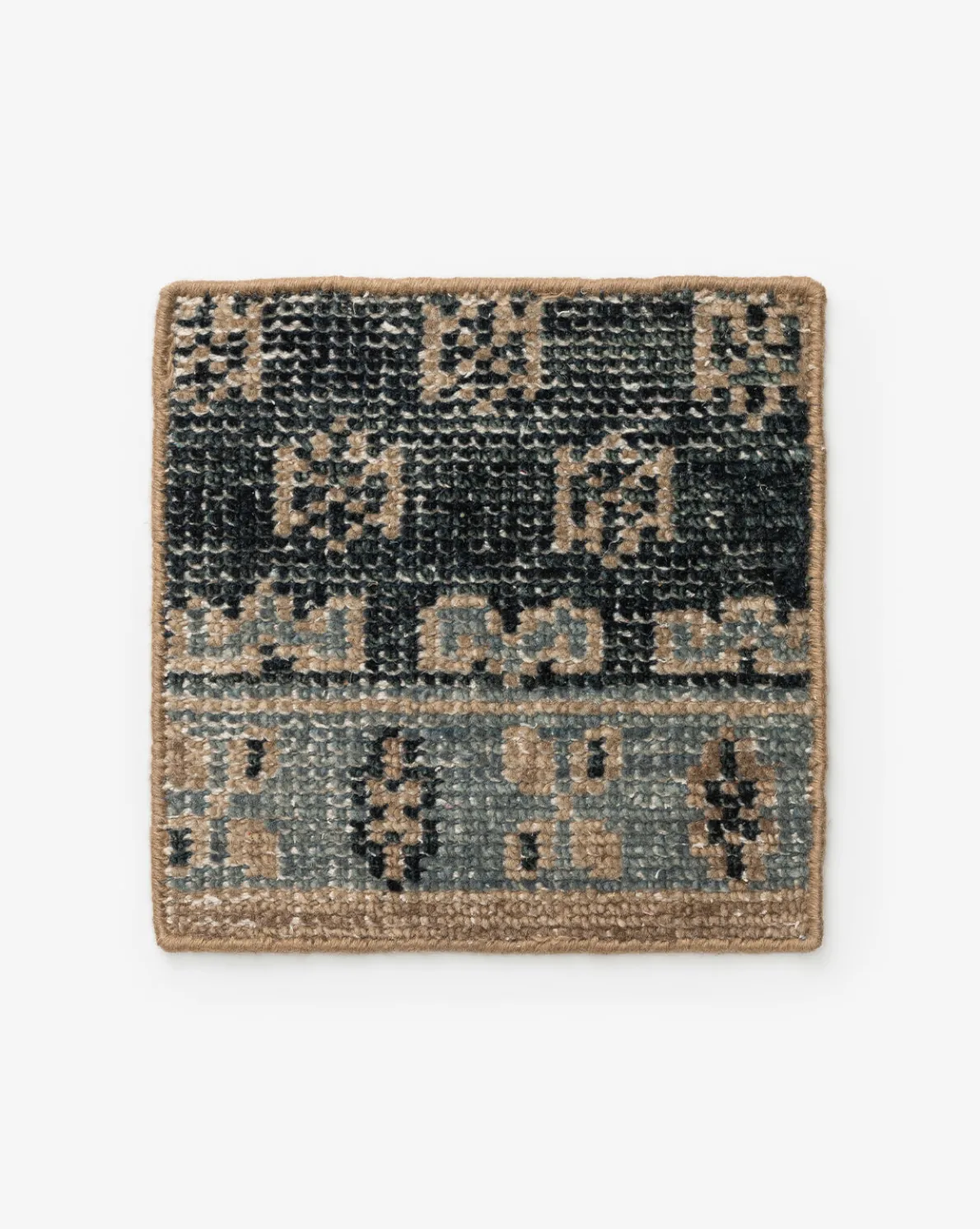 Anya Indigo Hand-Knotted Rug Swatch