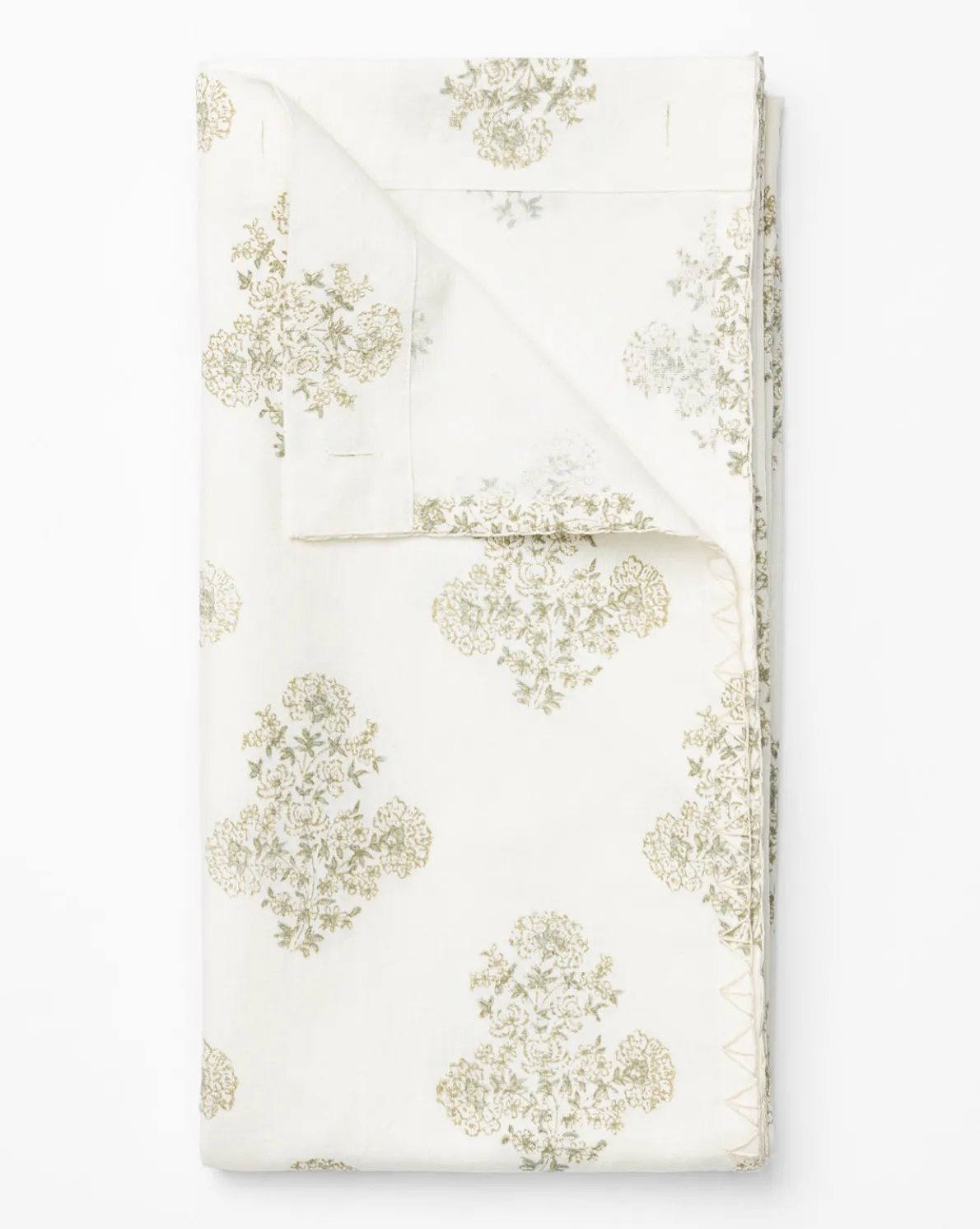 Block Print Shower Curtain