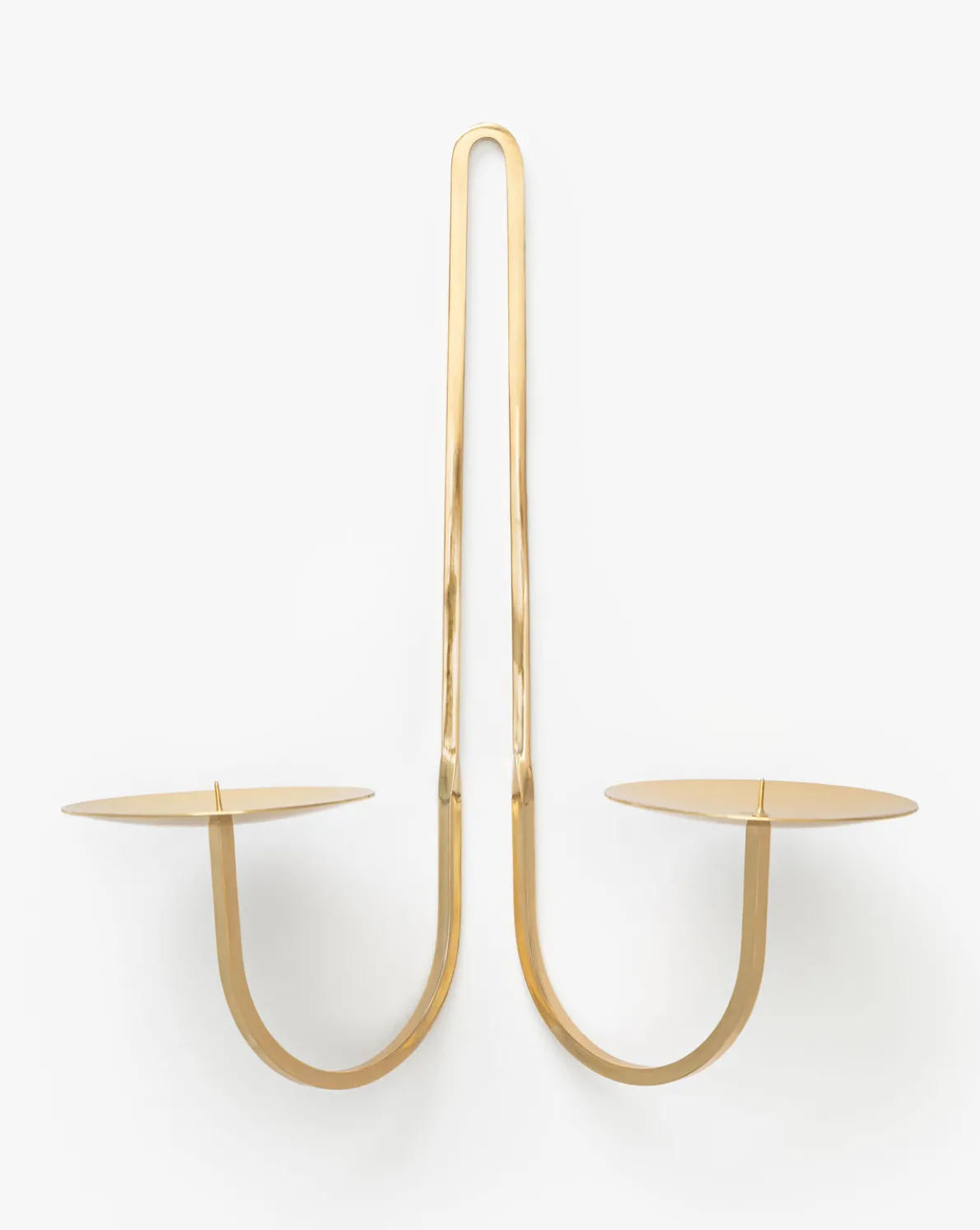 Brass Two Arm Candle Holder