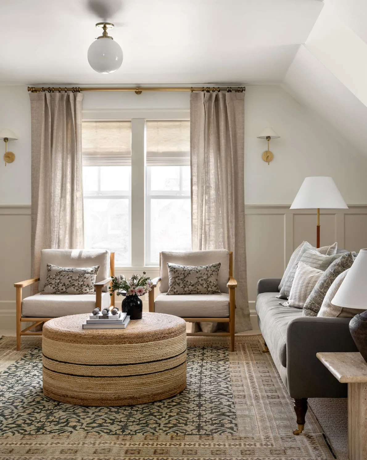 Brynlee Woven Ottoman