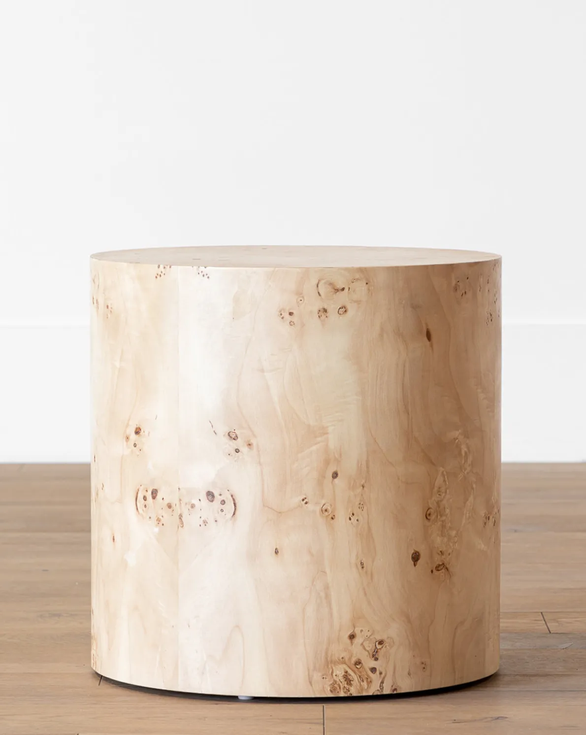 Burl Wood Side Table
