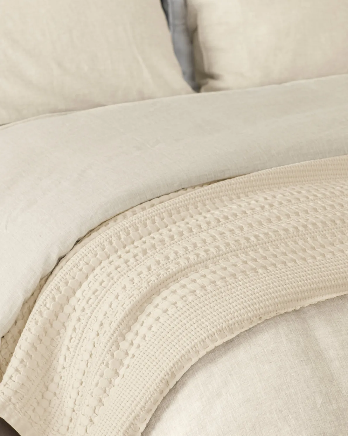 Carnel Waffle Blanket