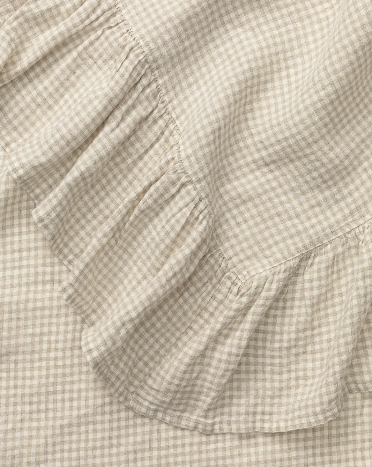 Catania Linen Ruffle Tablecloth