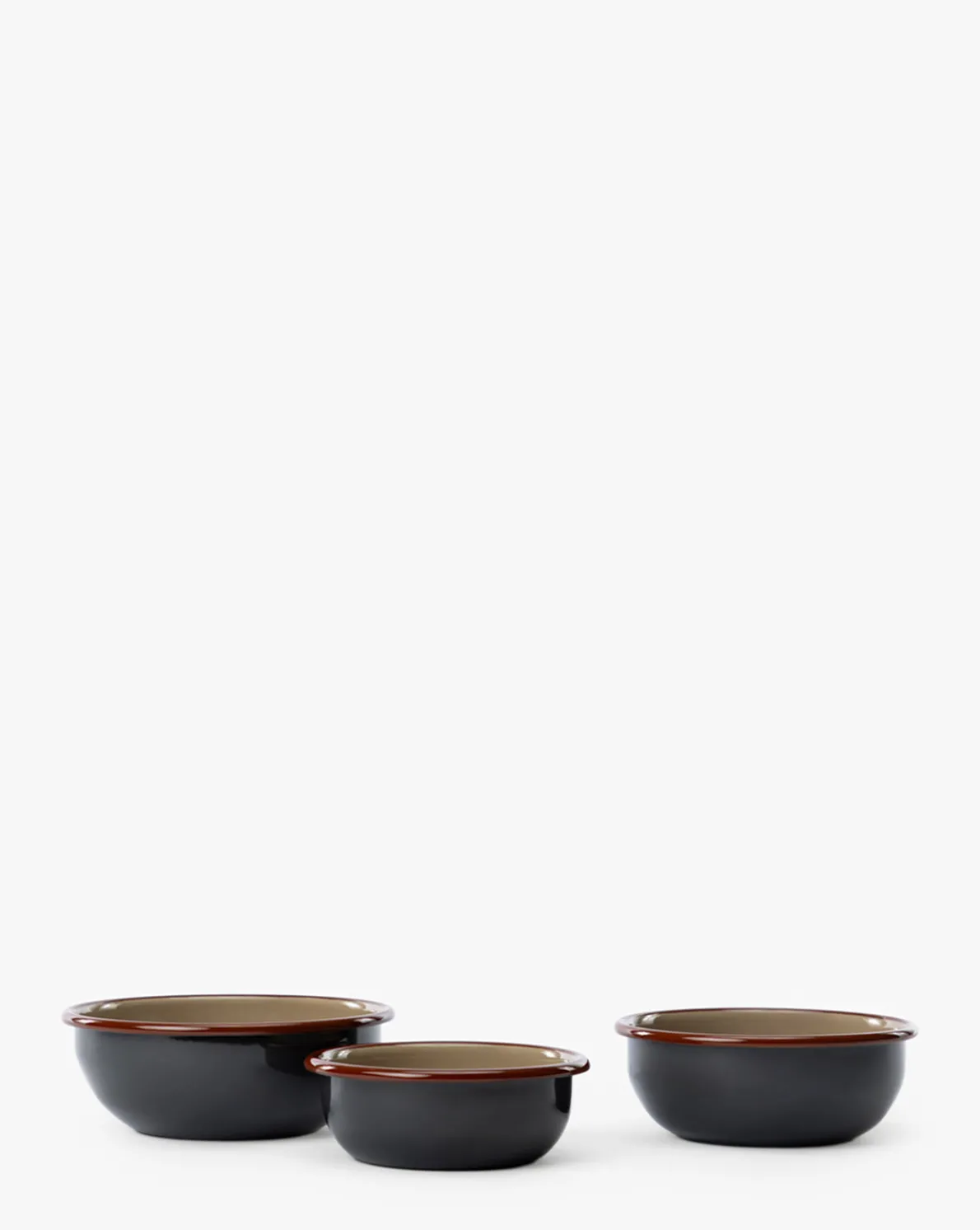 Charles Enamel Bowls (Set of 3)