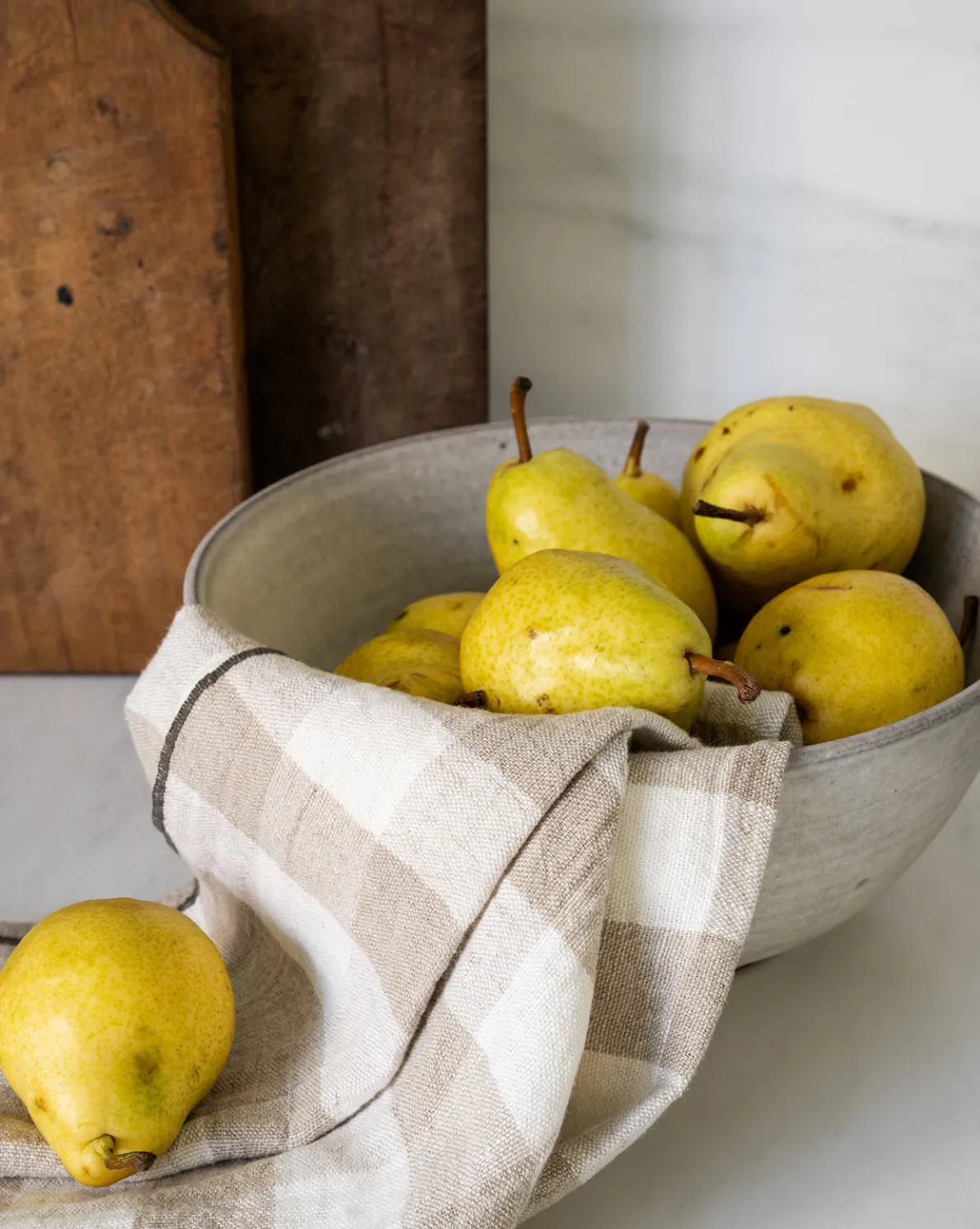 Charlie Check Tea Towel