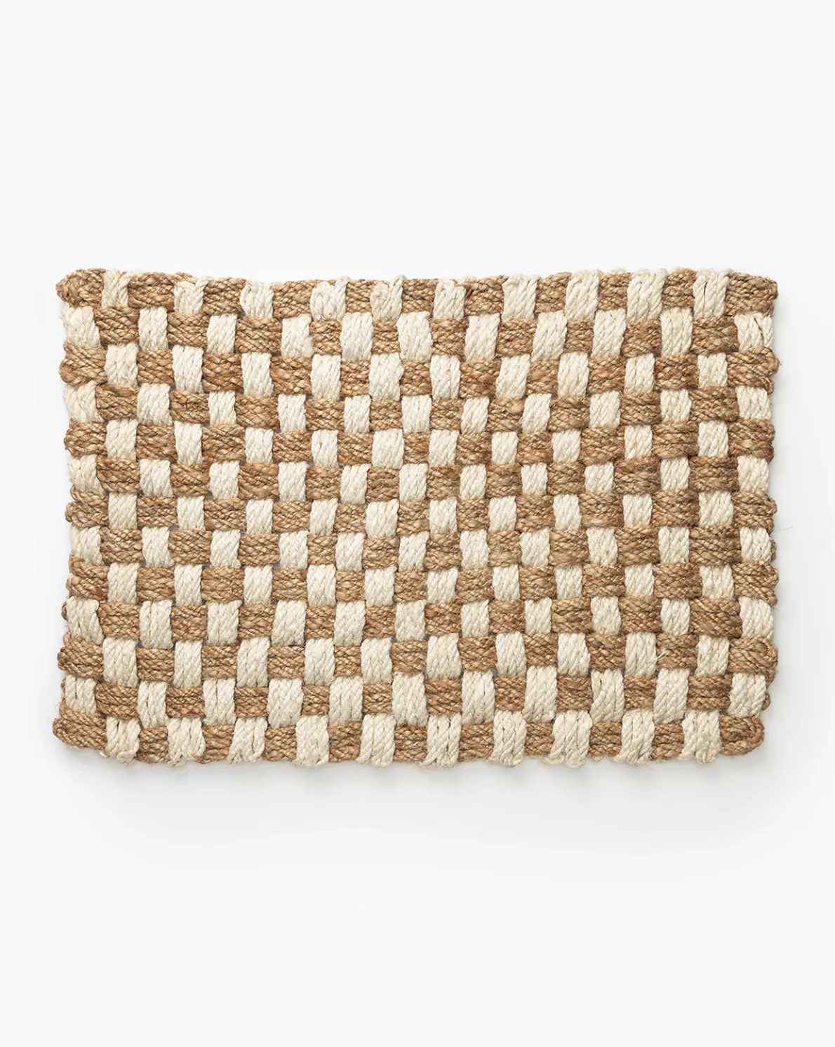 Checker Jute Doormat