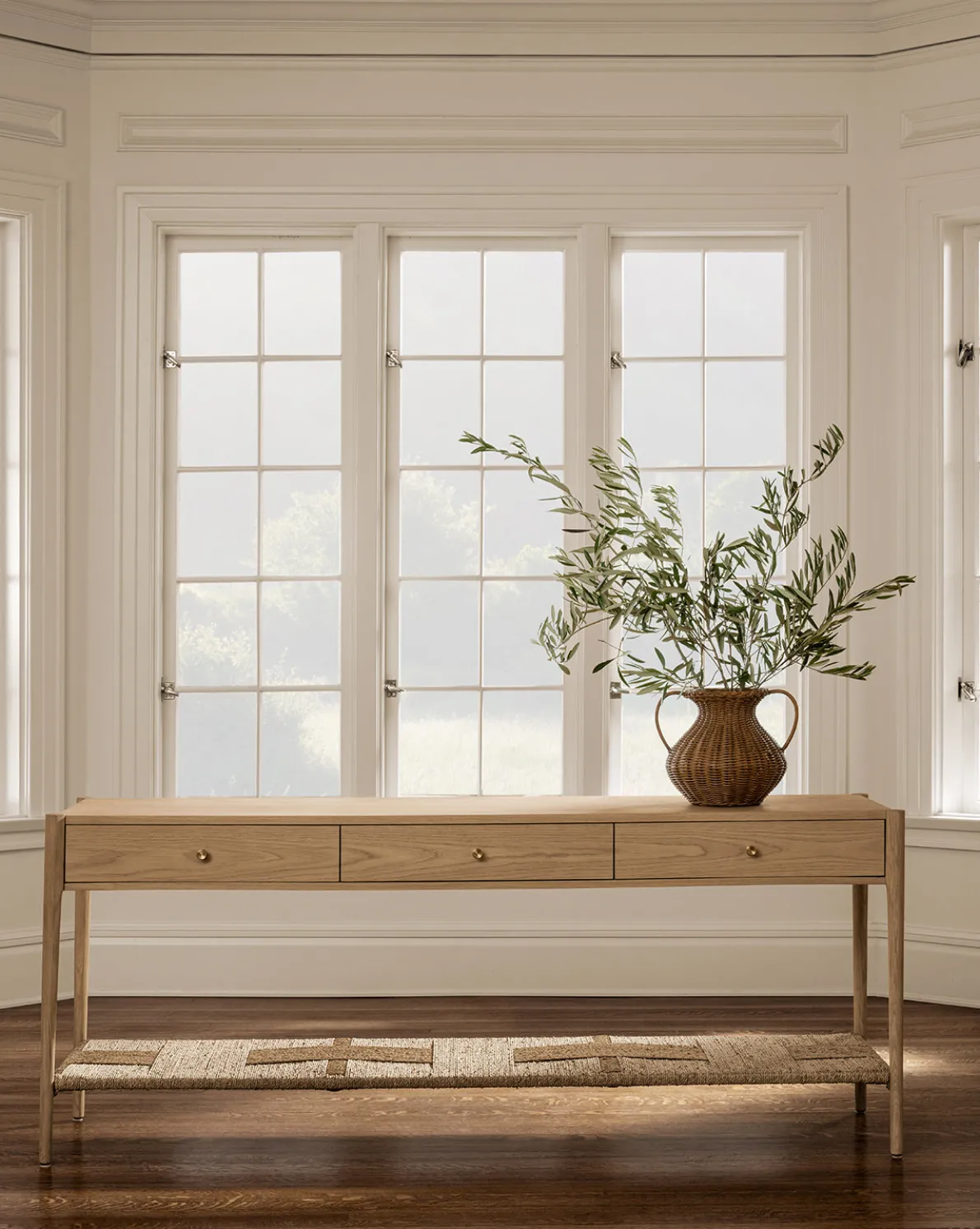 Dana White Oak Console