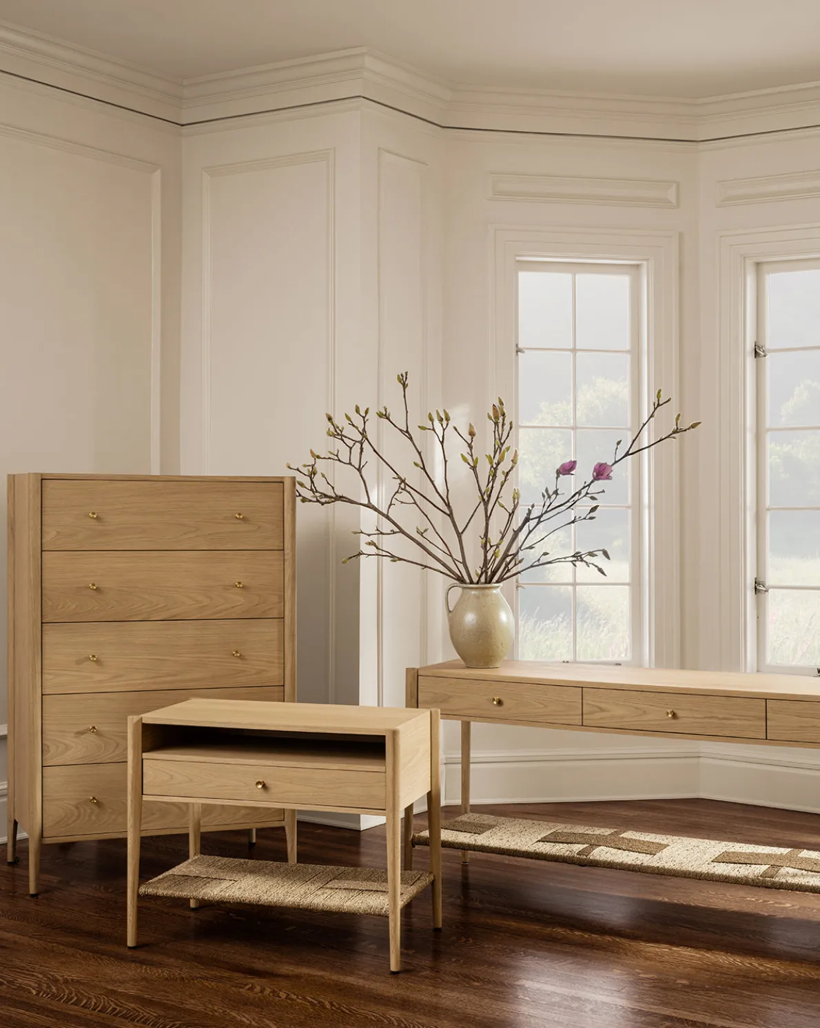 Dana White Oak Console