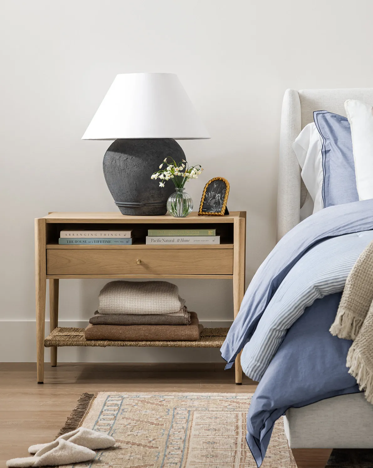 Dana White Oak Nightstand