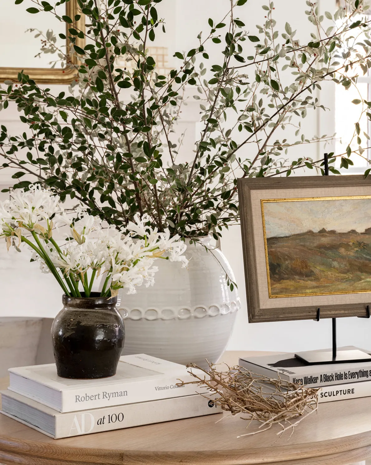 Dark Glazed Ceramic Vase