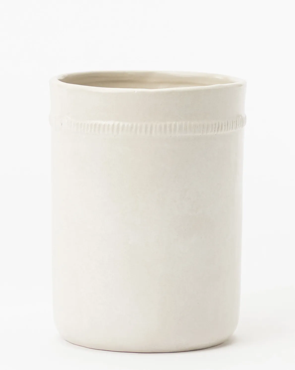Dashed Ceramic Crock