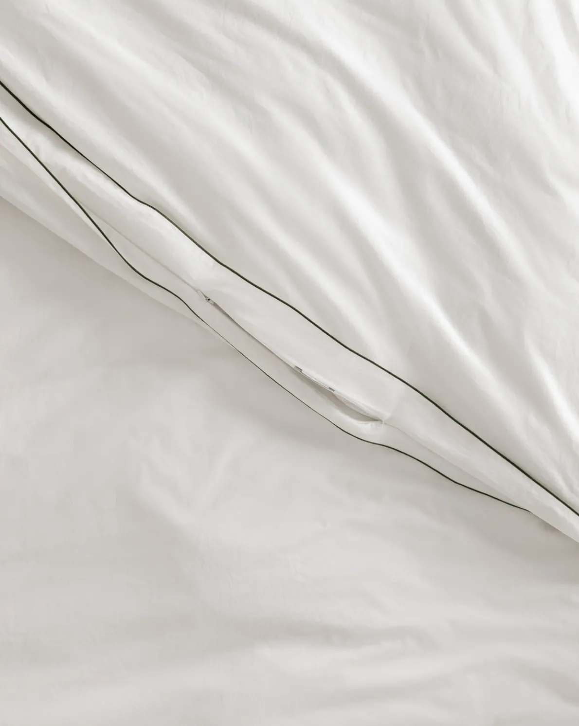 Devlin White Duvet Cover