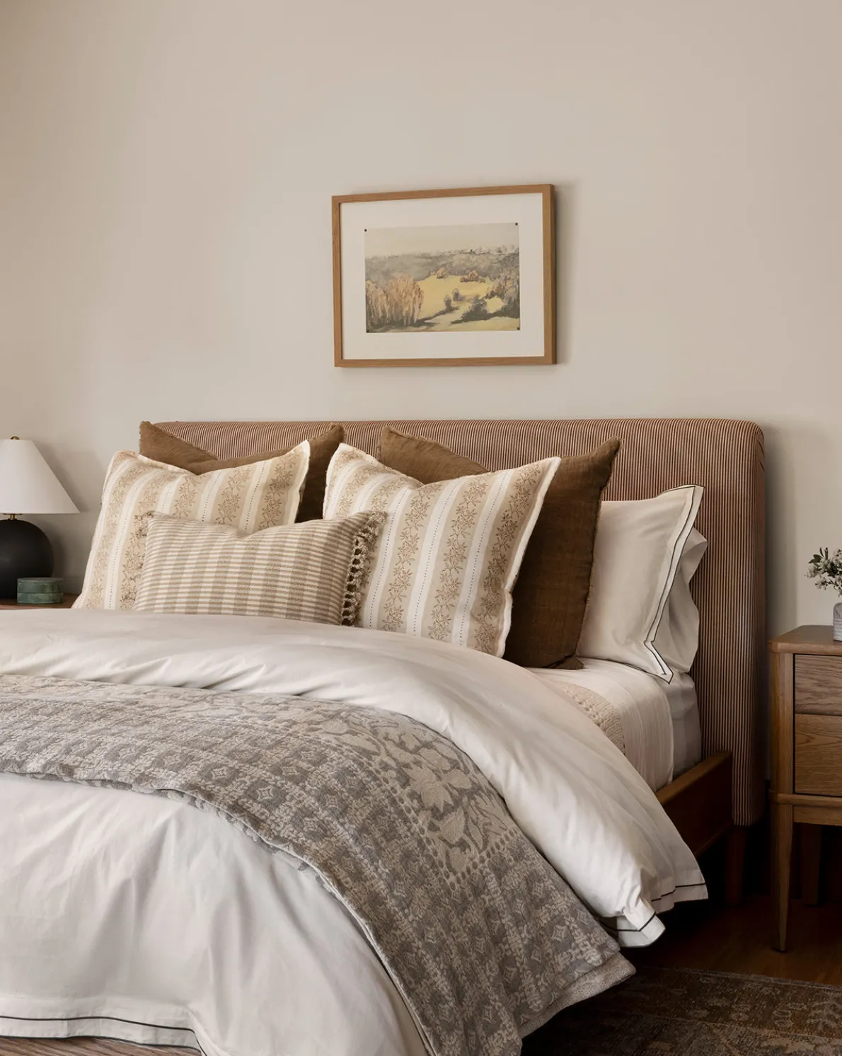 Devlin White Duvet Cover