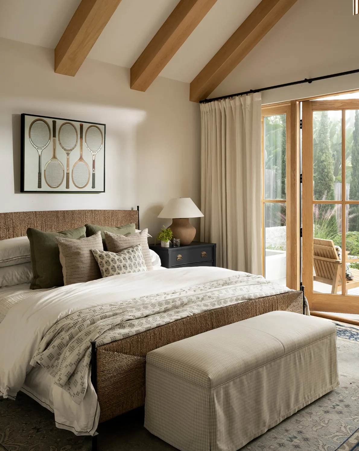 Devlin White Duvet Cover & Sham Set