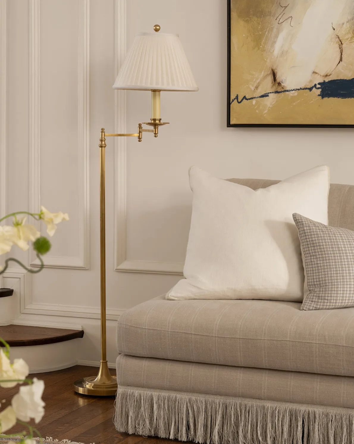 Dorchester Swing Arm Floor Lamp