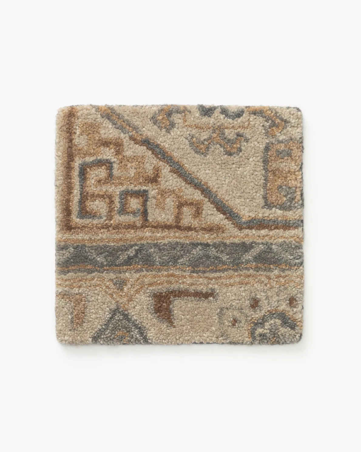 Ellington Blue Hand-Tufted Wool Rug Swatch