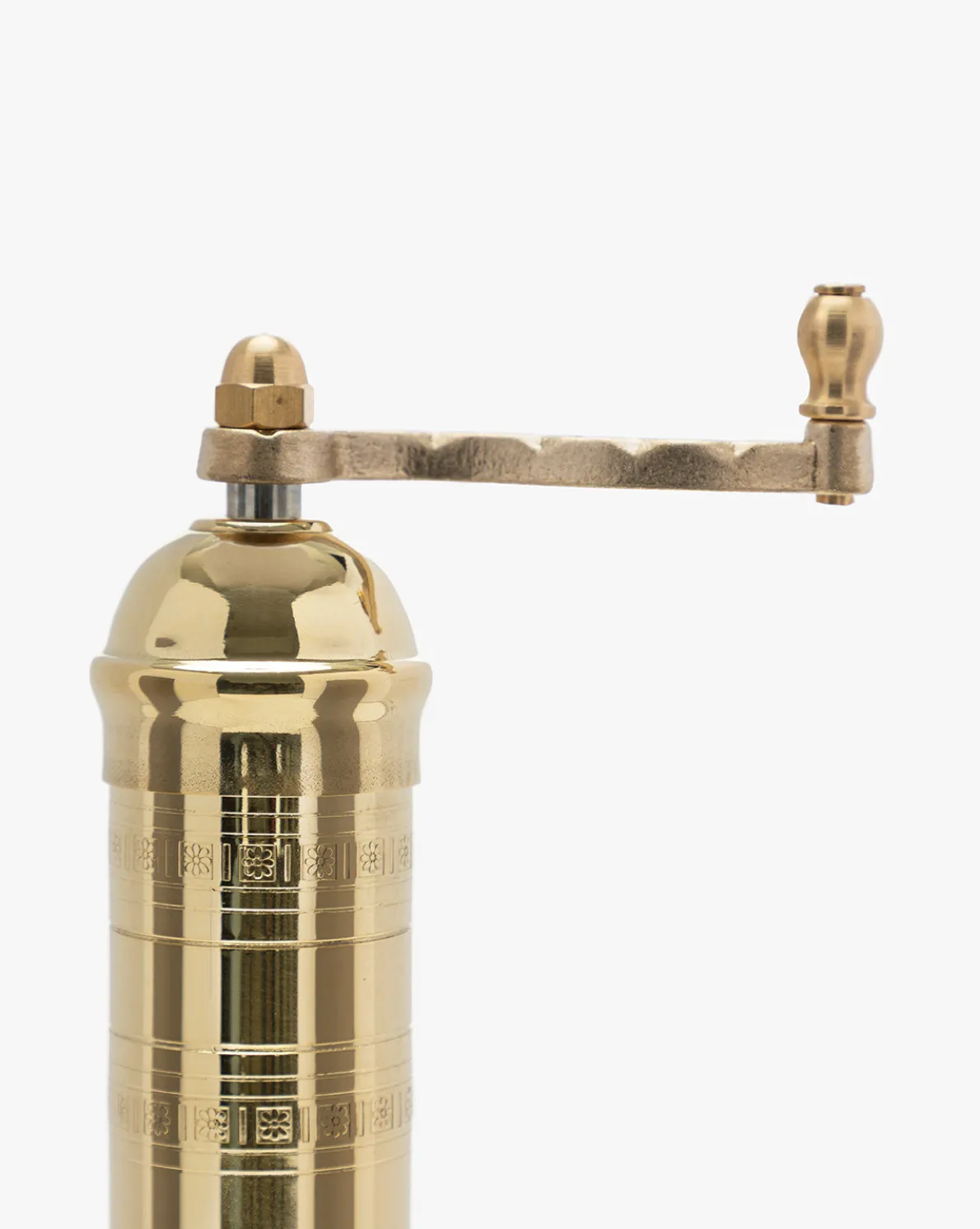 European Brass Pepper Mill