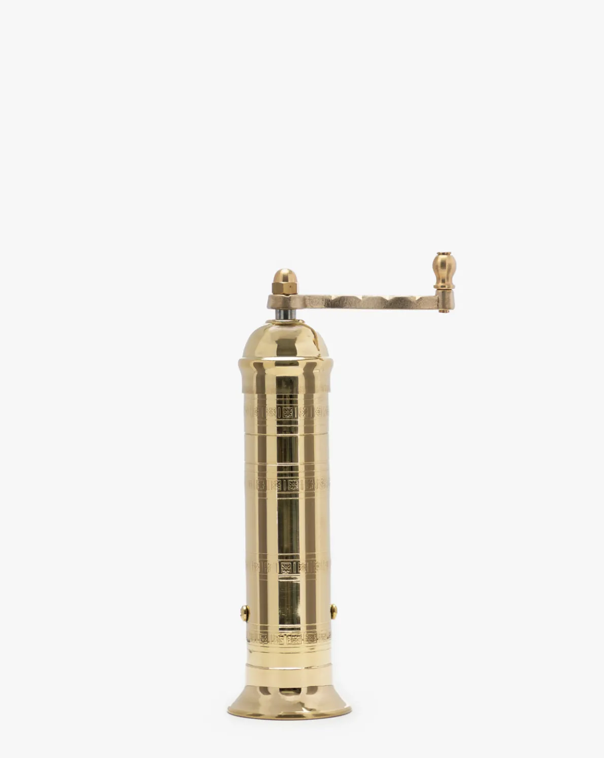 European Brass Pepper Mill