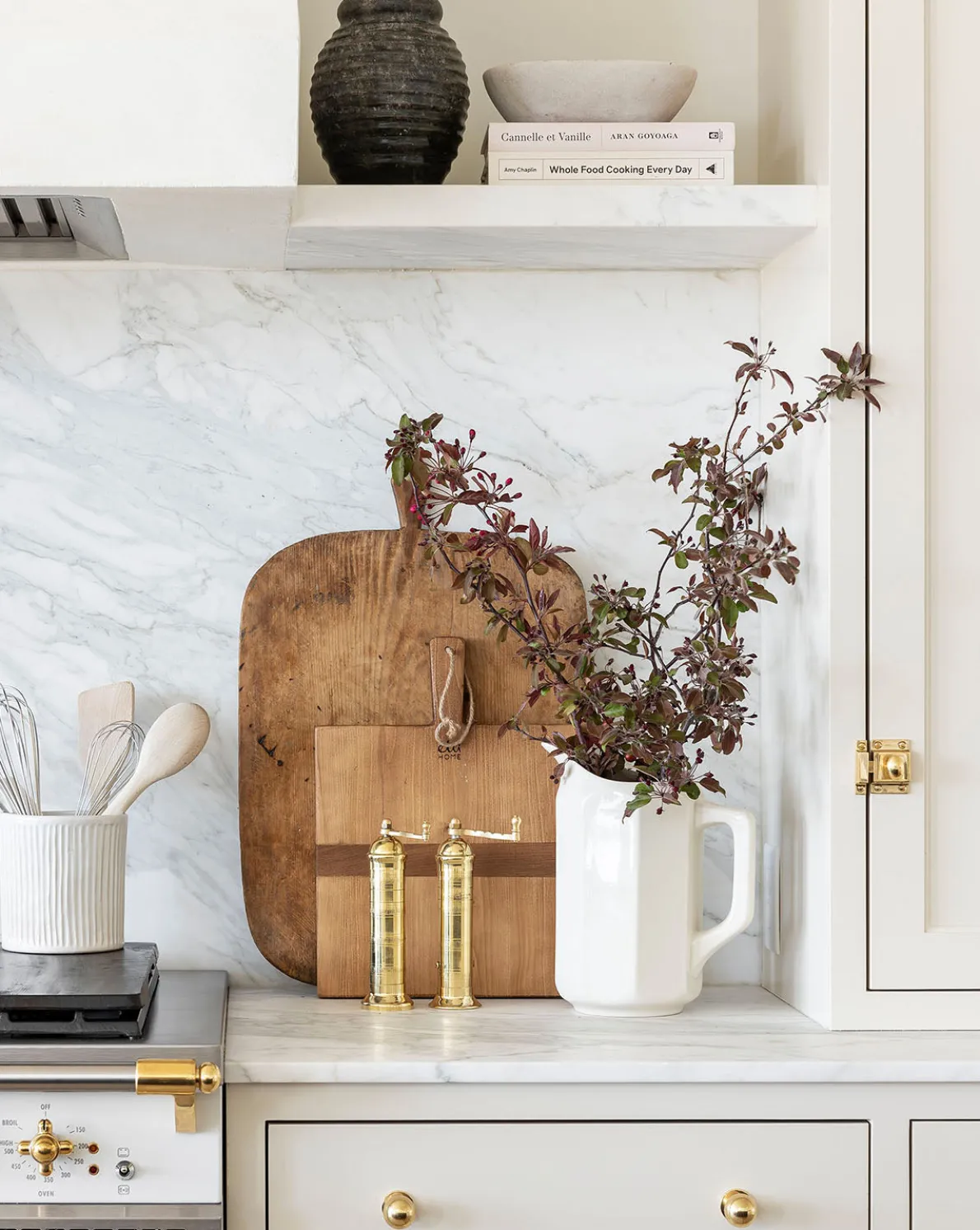 European Brass Salt Mill