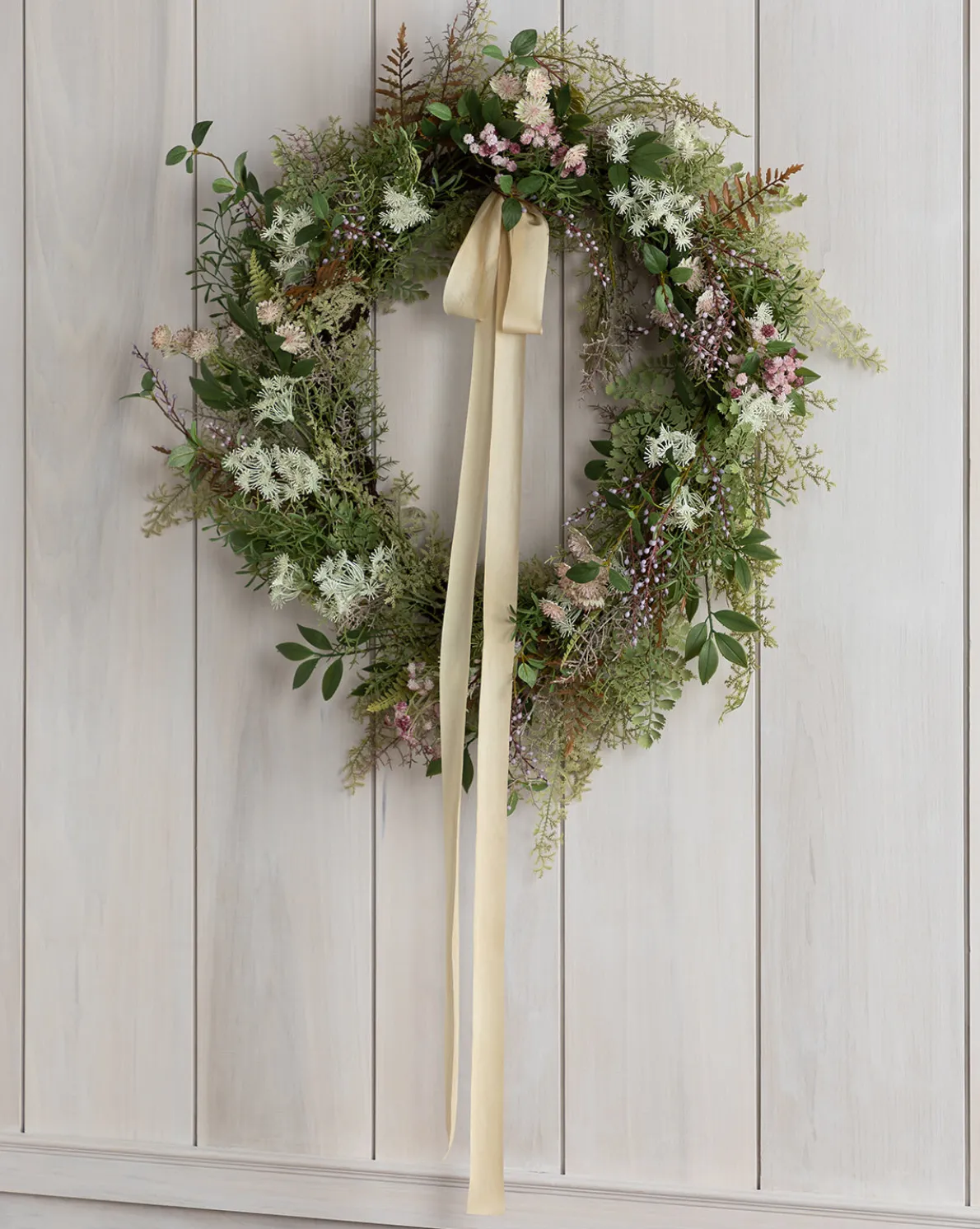 Faux Herbiflora Wreath