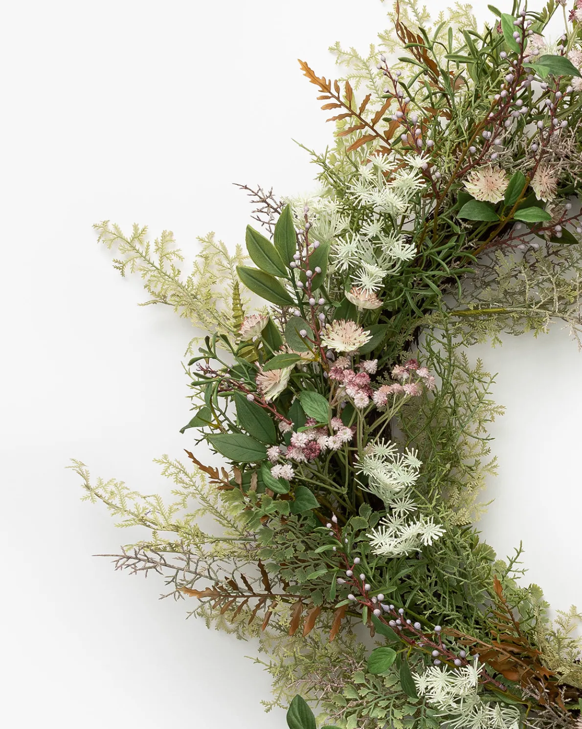 Faux Herbiflora Wreath