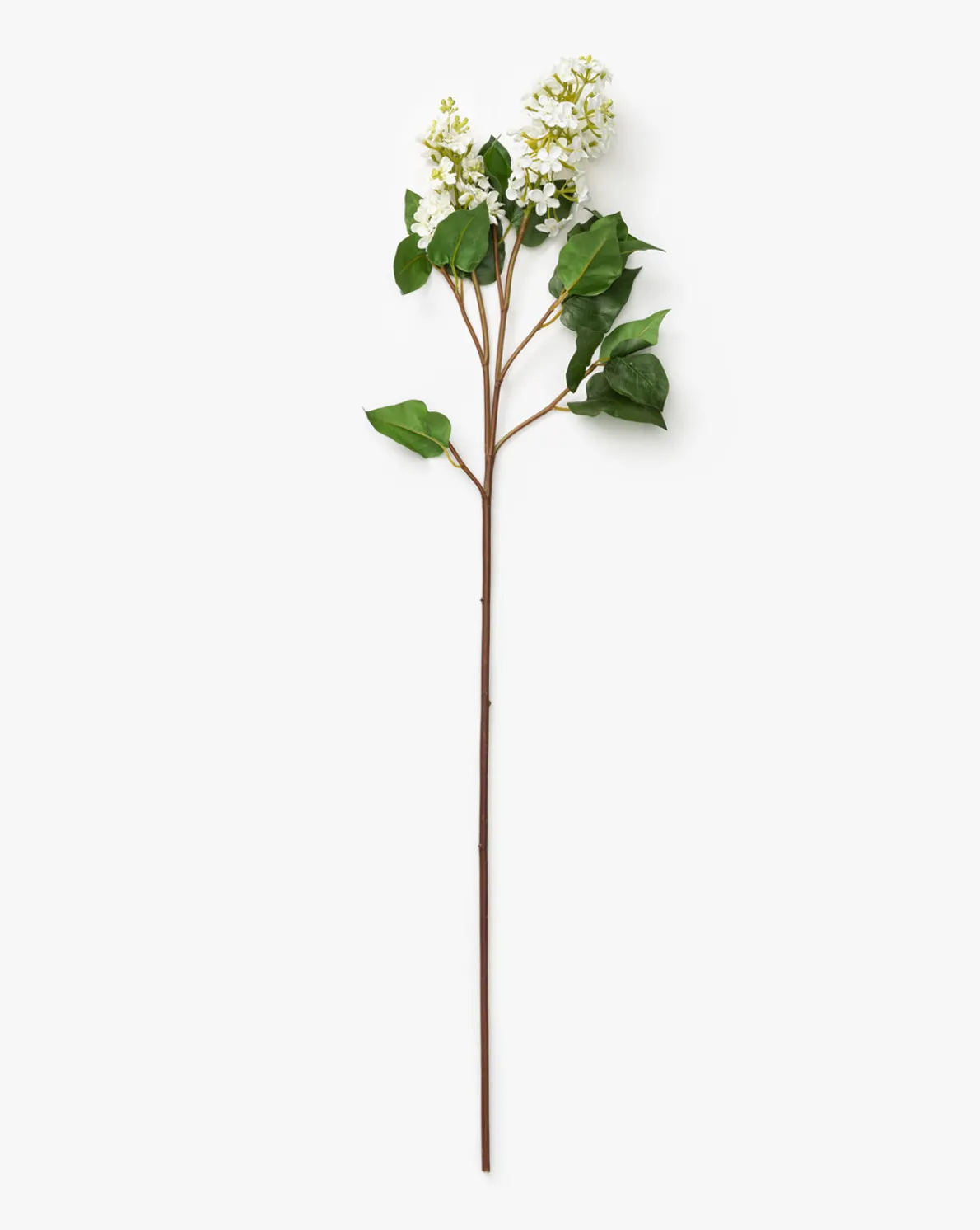Faux White Lilac Stem