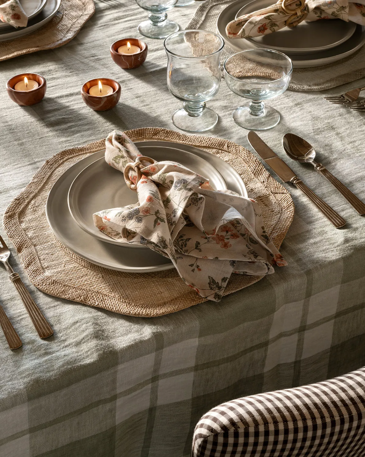 Felix Plaid Tablecloth