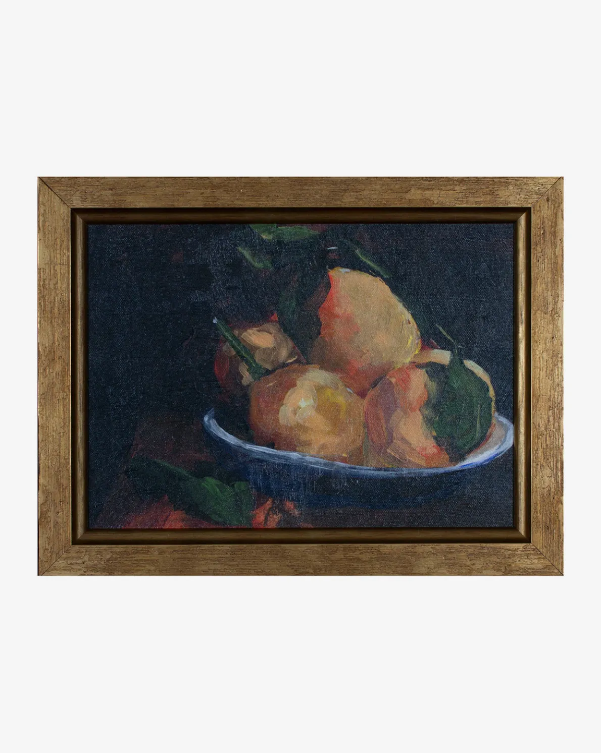 Fruit in a Blue Bowl