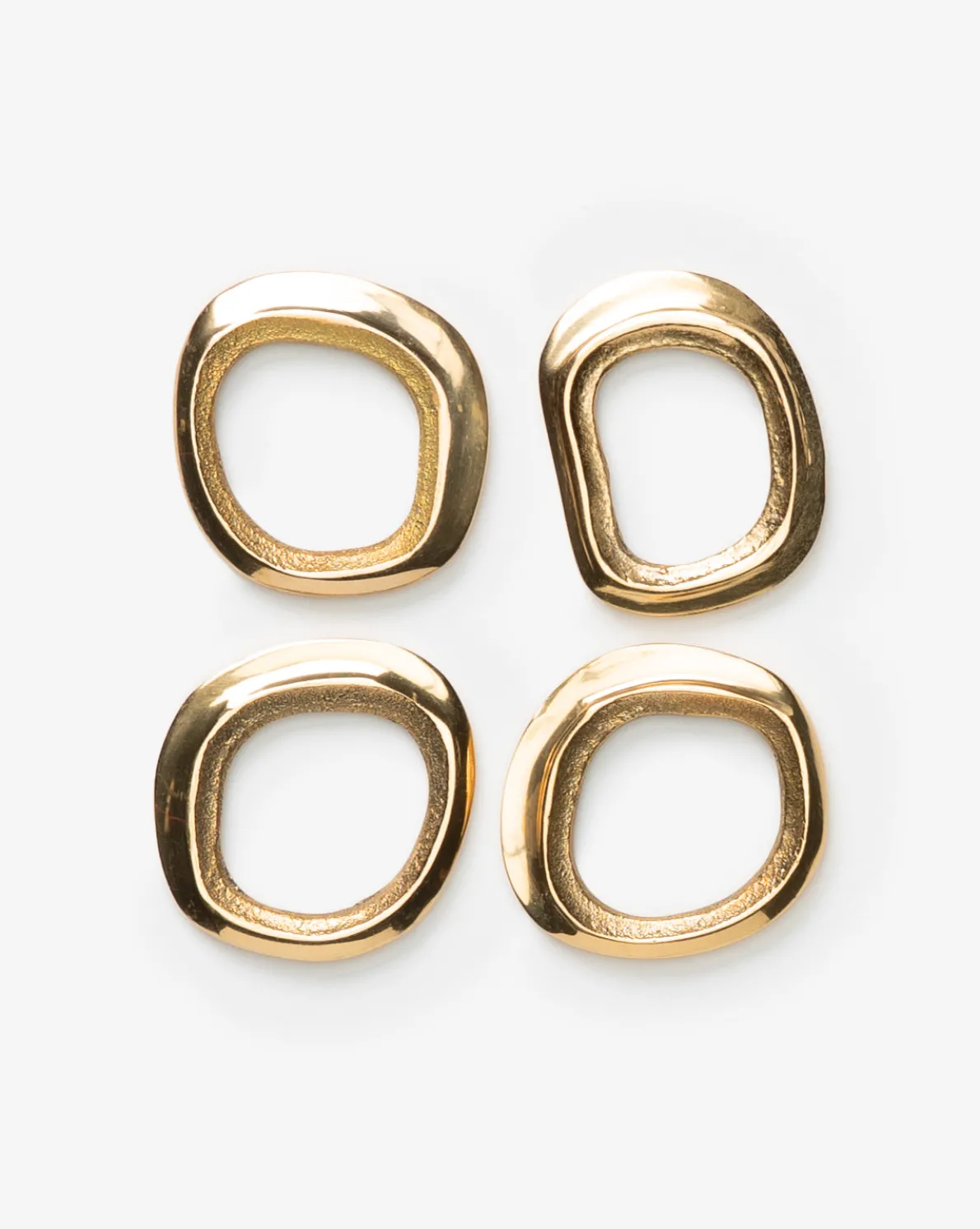 Gilford Brass Napkin Rings (Set of 4)