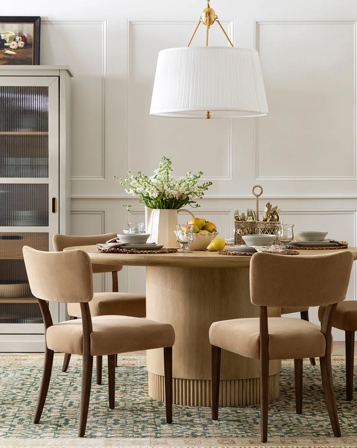 Gilroy Round Oak Dining Table