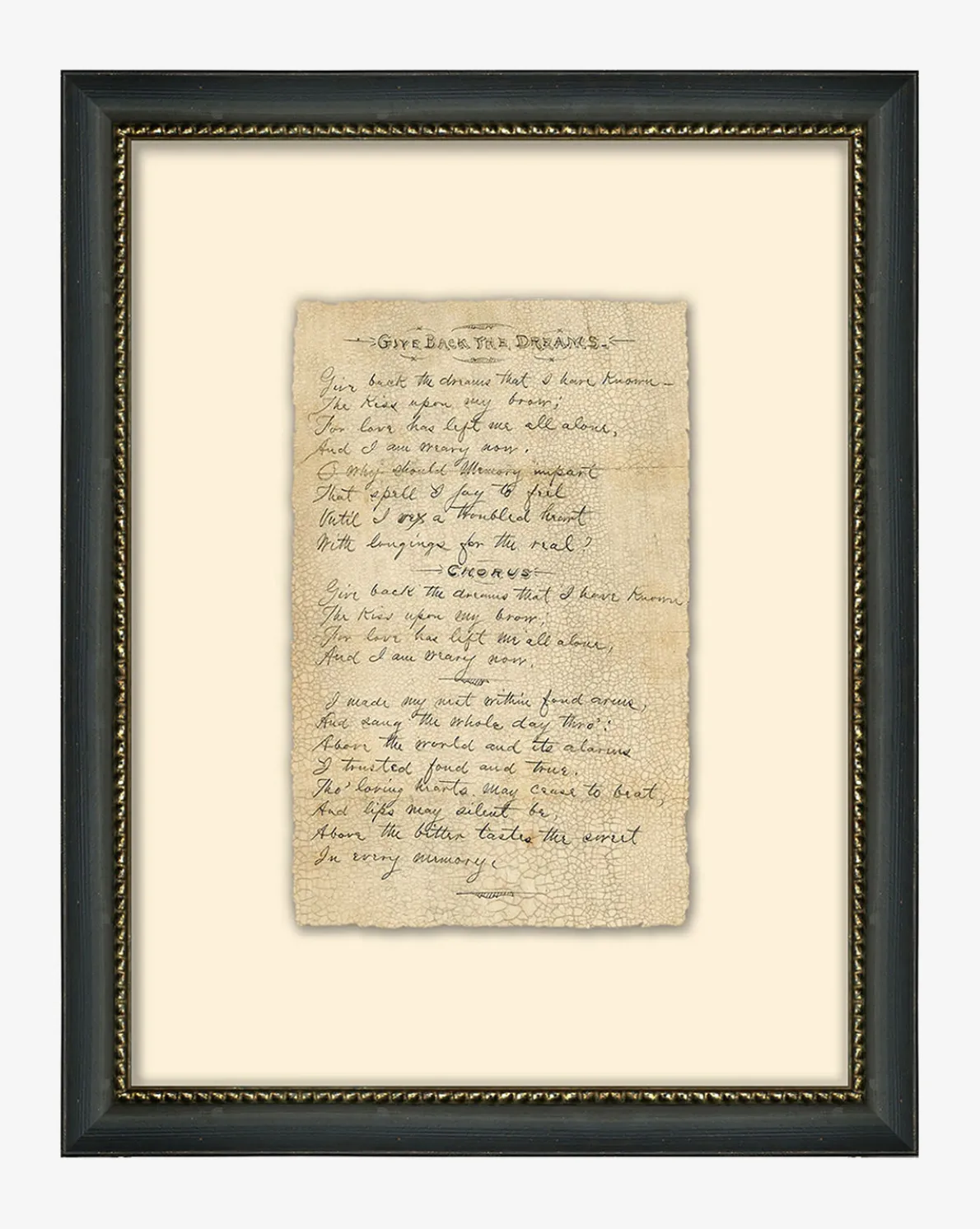 Give Back the Dreams