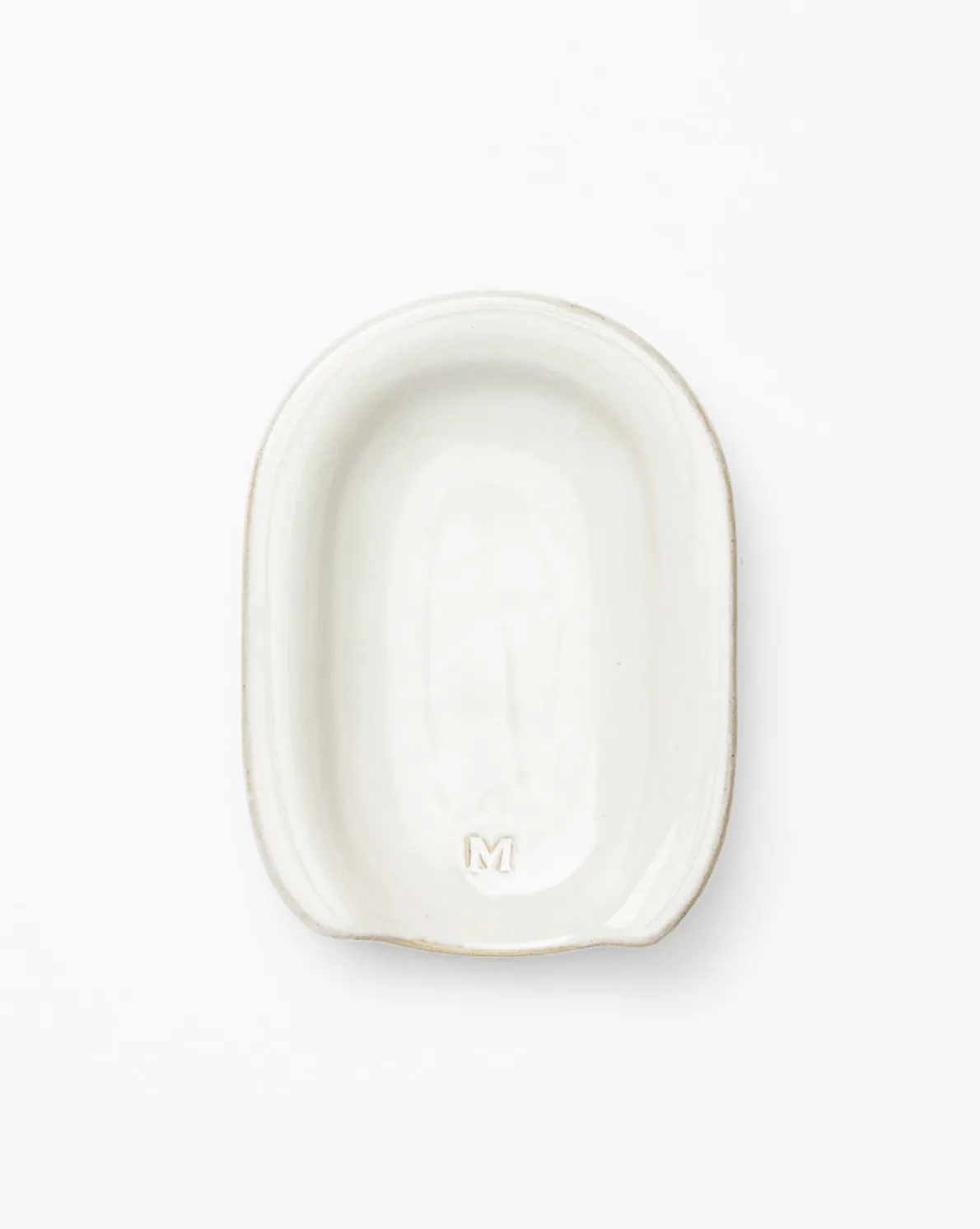 Glazed Stoneware Spoon Rest