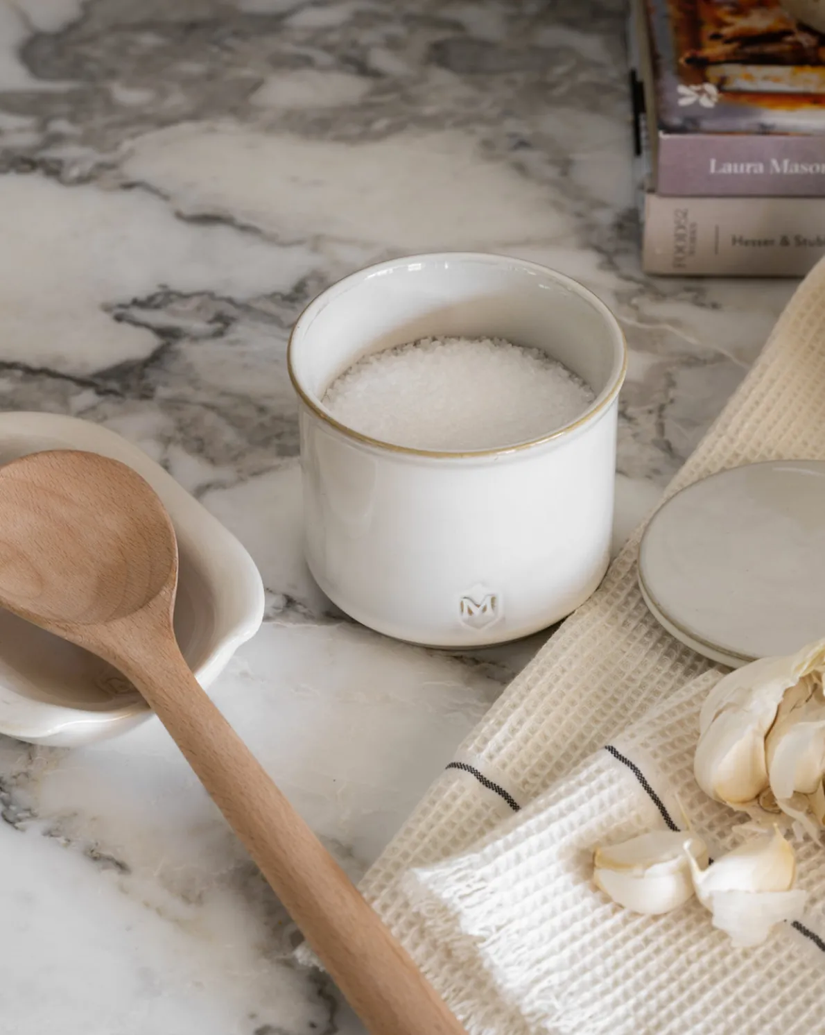 Glazed Stoneware Spoon Rest