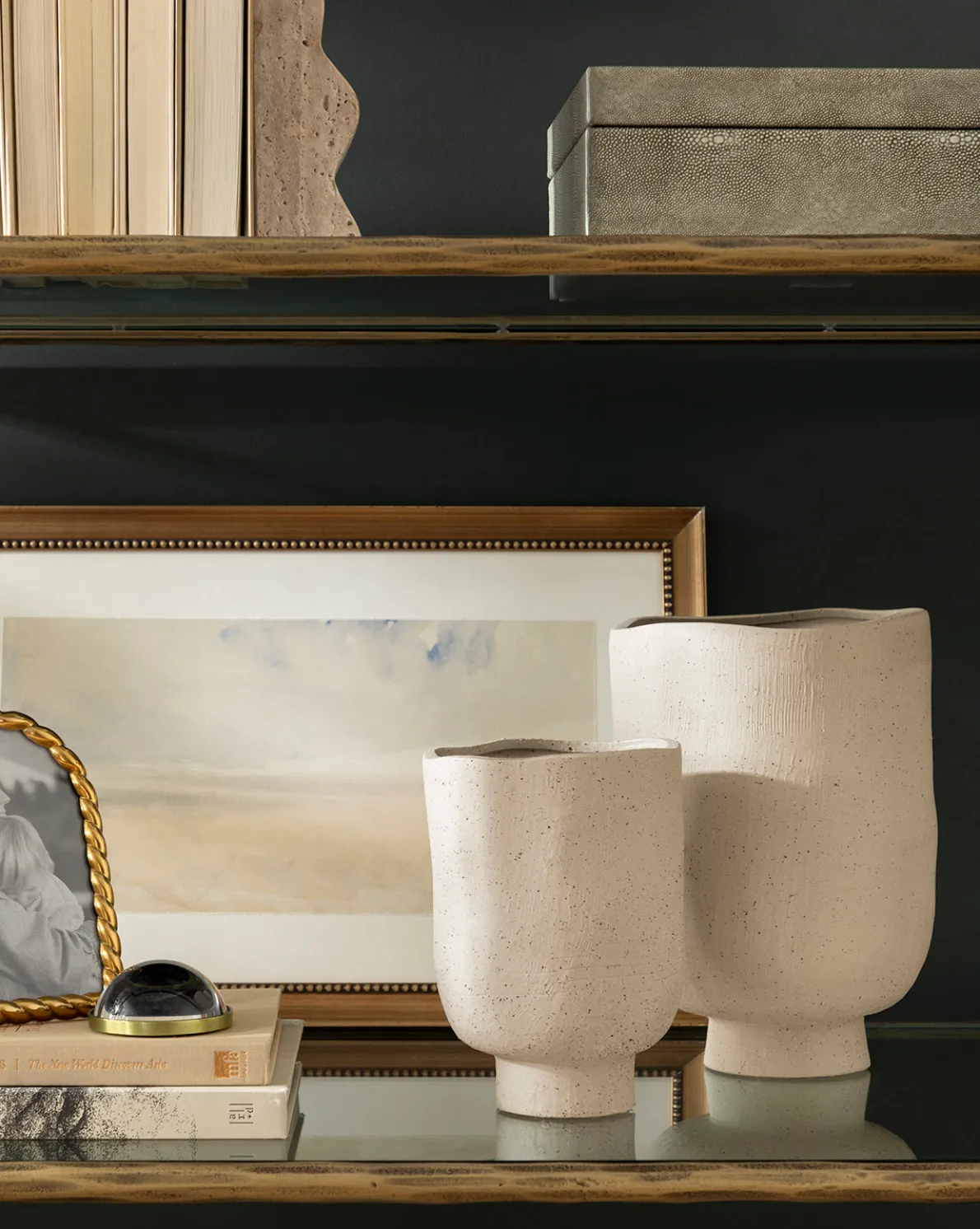 Gray Speckled Planter