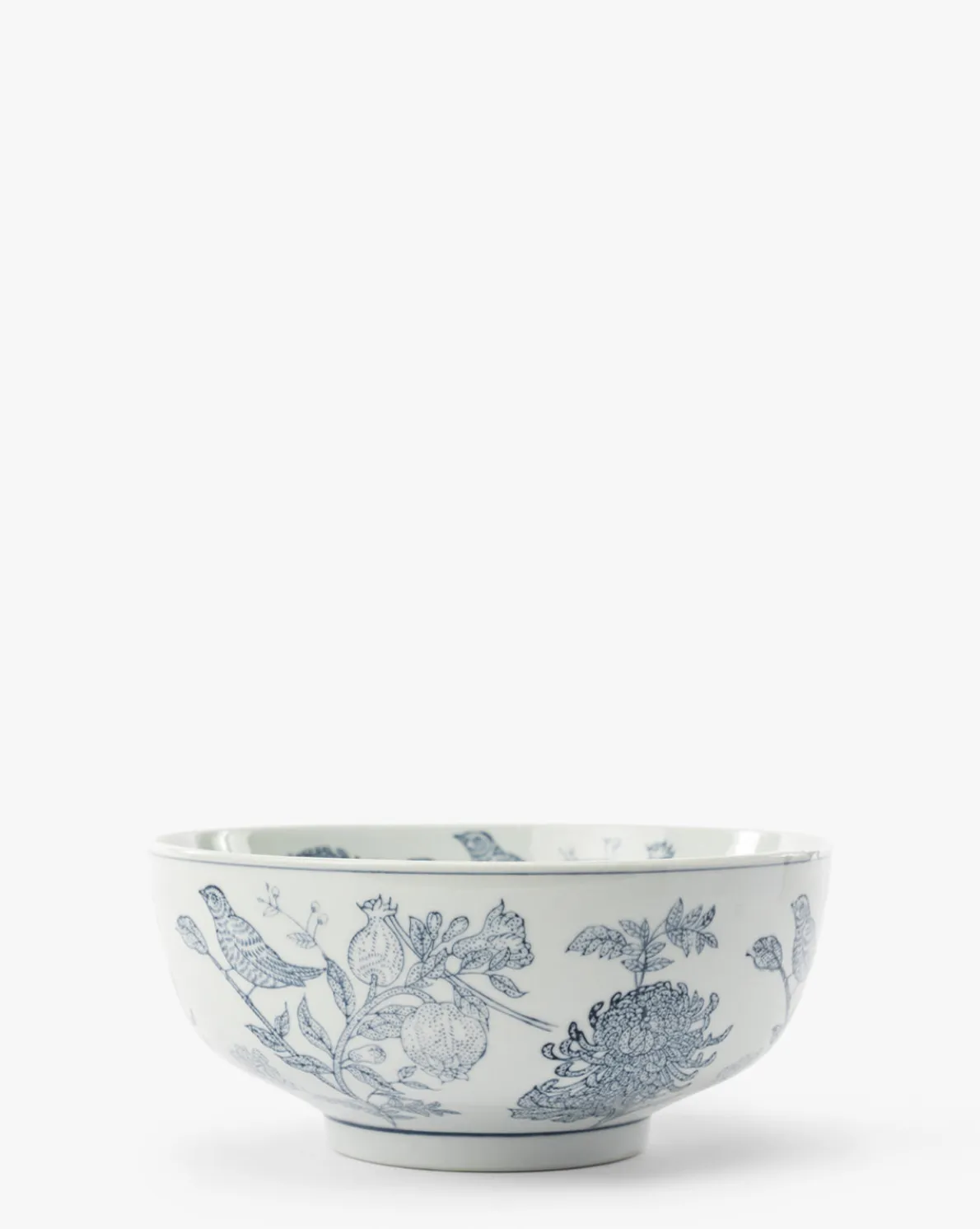 Hand Stamped Botanical Bowl