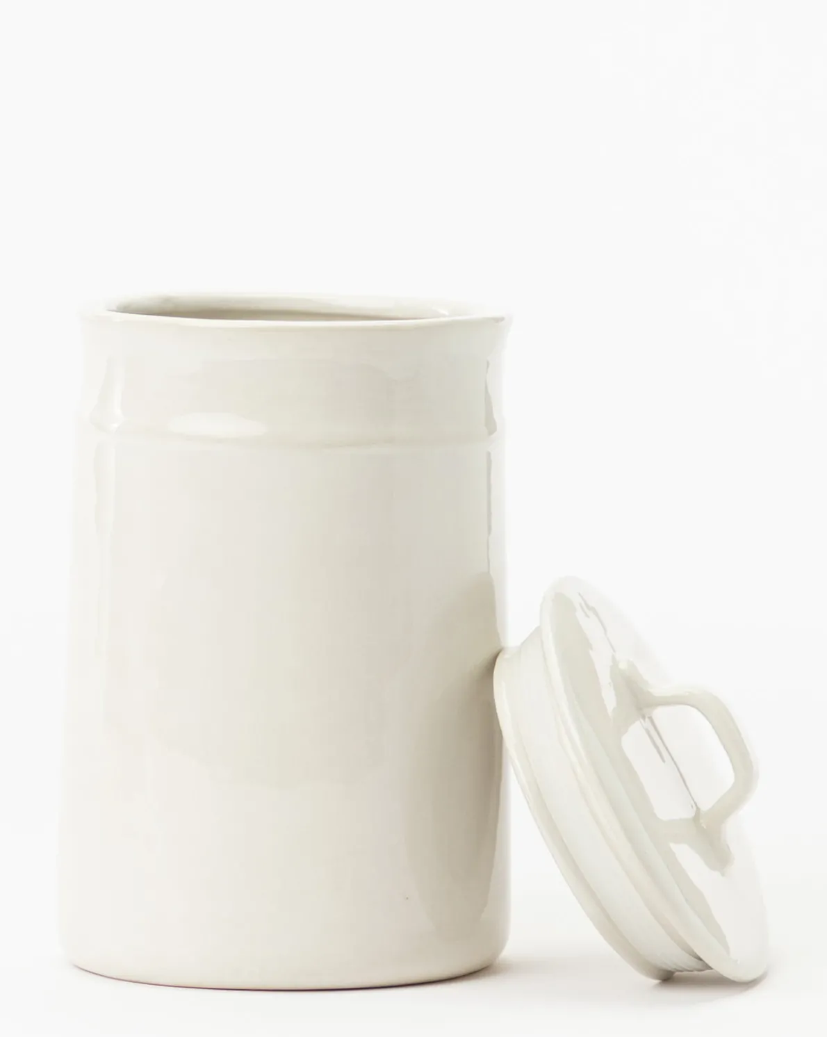 Handled Ceramic Canister
