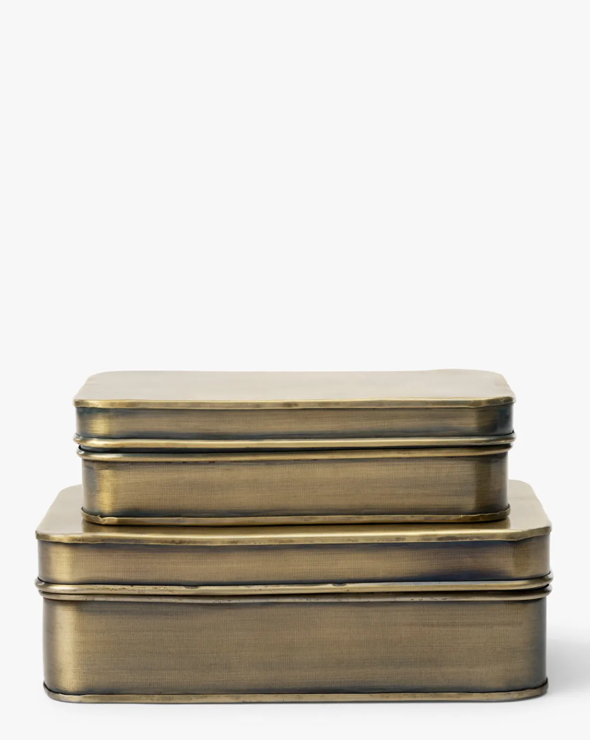 Harriet Brass Boxes (Set of 2)