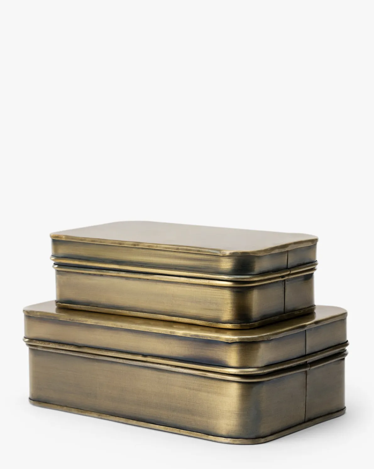 Harriet Brass Boxes (Set of 2)
