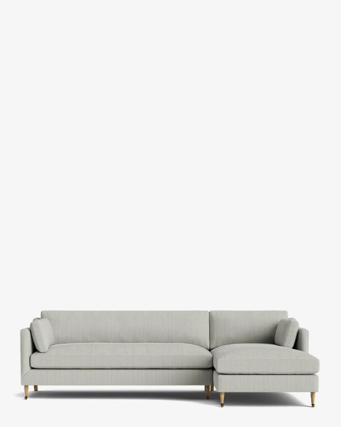 Haverford Upholstered Right Chaise Sectional 113