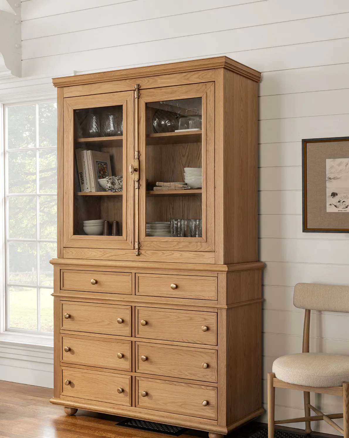 Heath Oak Cabinet