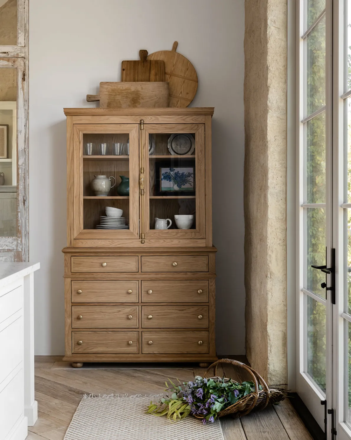 Heath Oak Cabinet