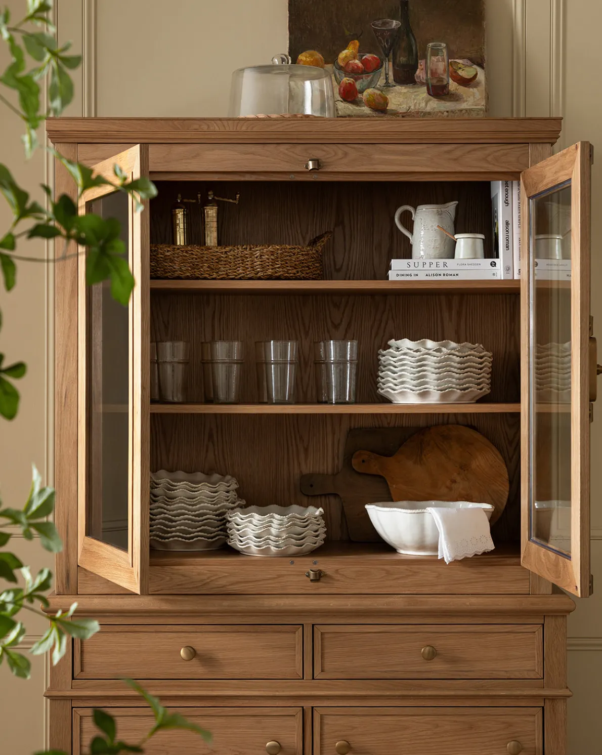 Heath Oak Cabinet