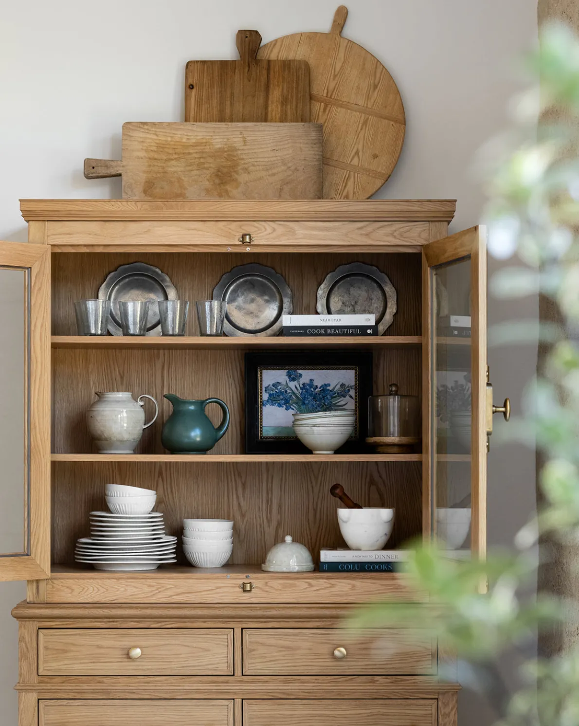 Heath Oak Cabinet