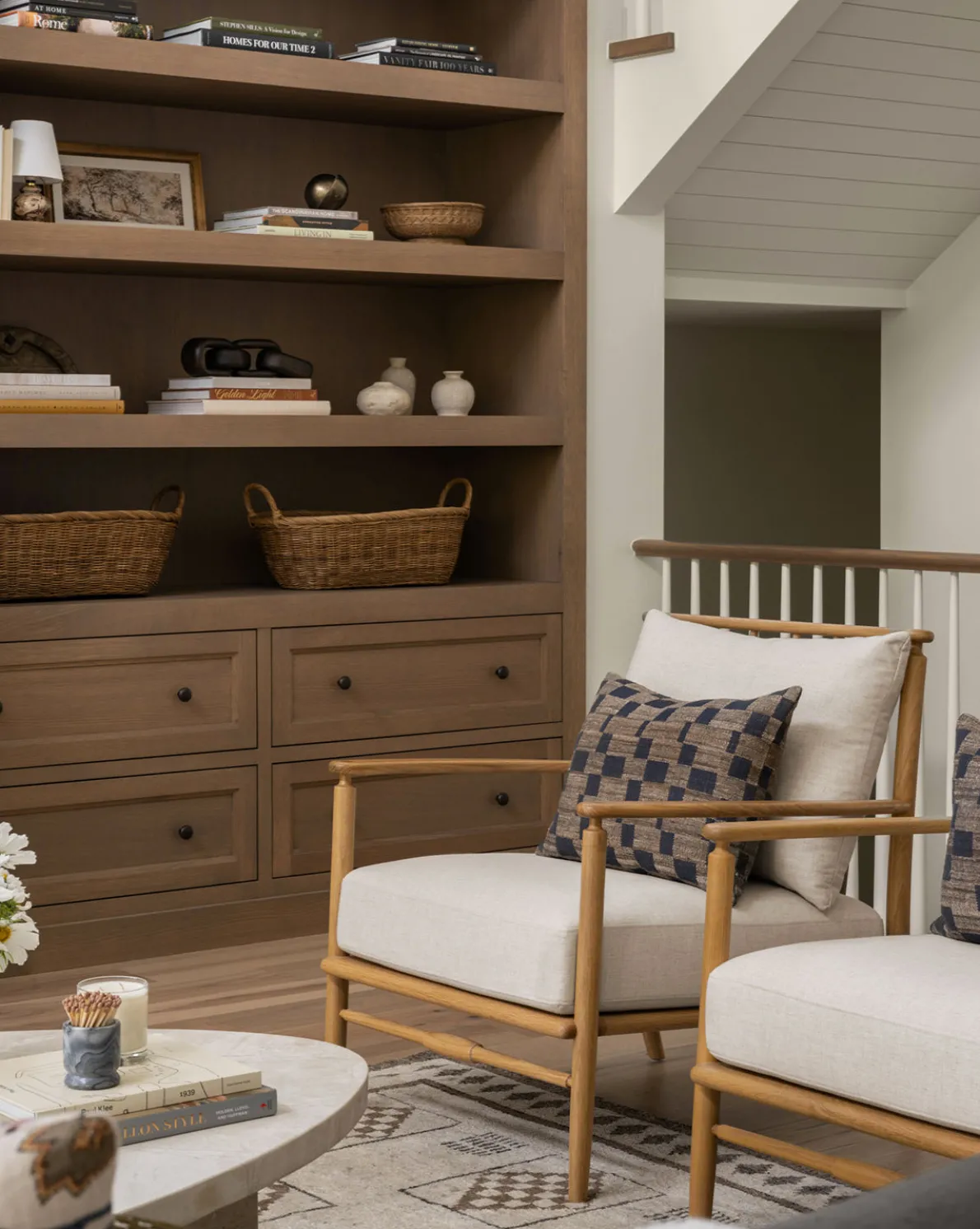 Hedgerow Navy Pillow Cover