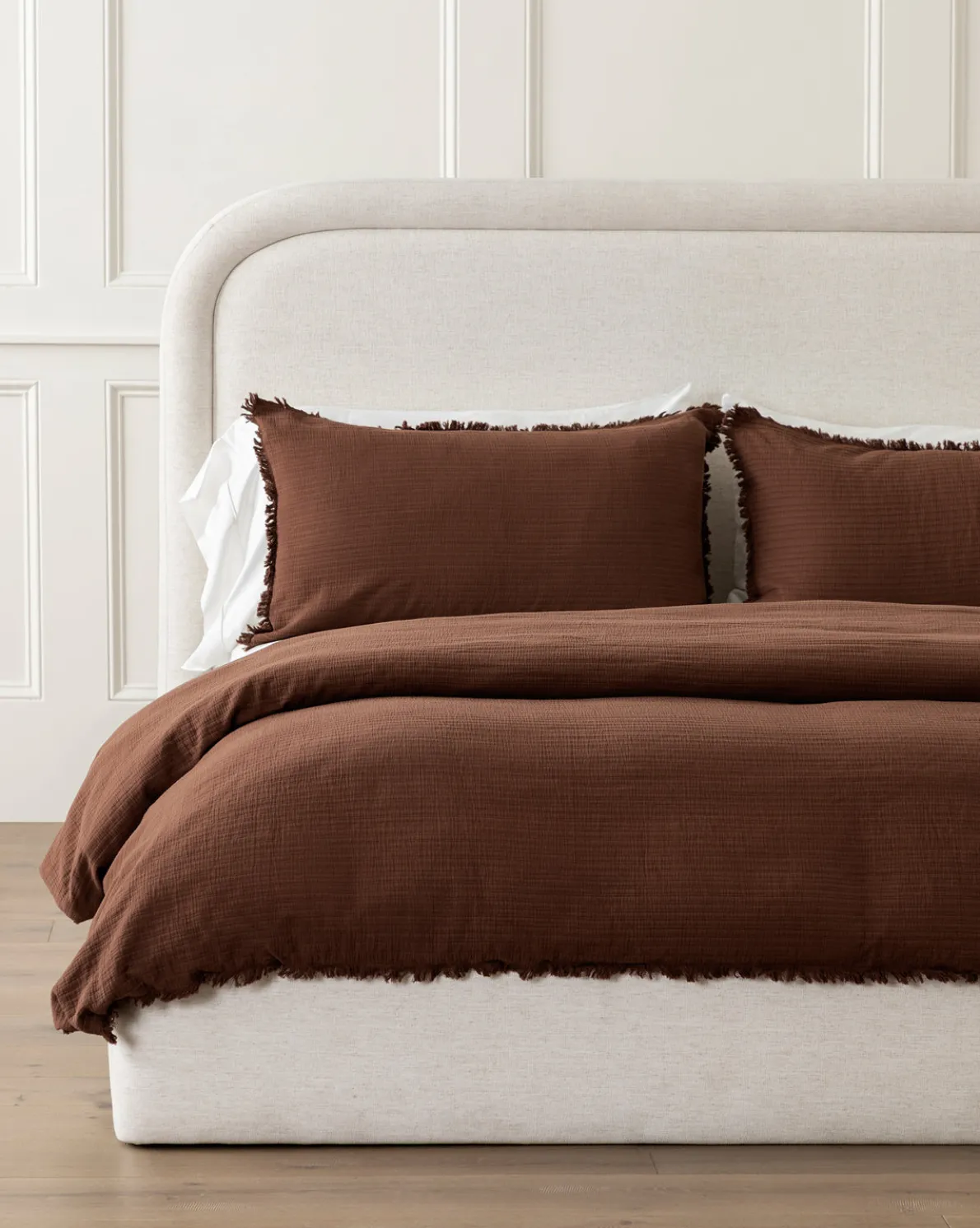 Hendricks Chocolate Cotton Duvet Cover